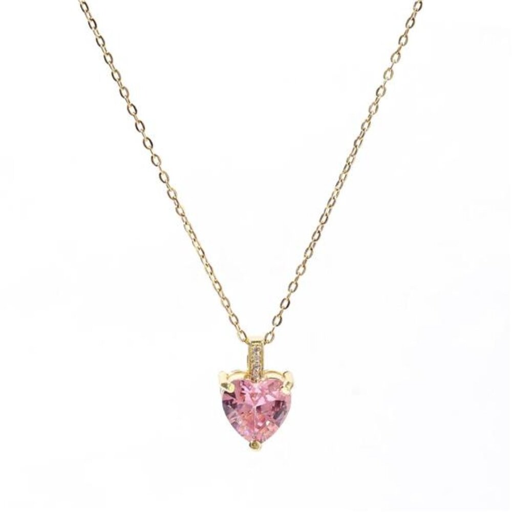 Tourmaline Birthstone Necklace | October | For Women | 14K Gold Plated Necklace